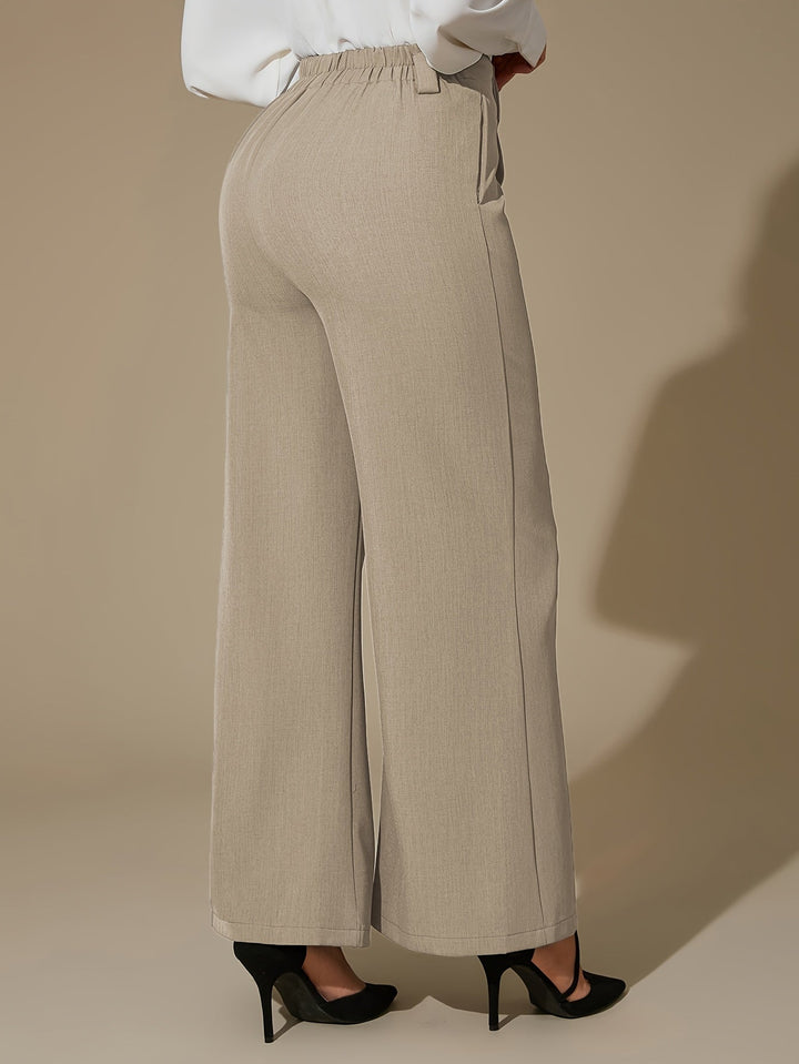 Lorraine | Wide-Leg Slit Pants