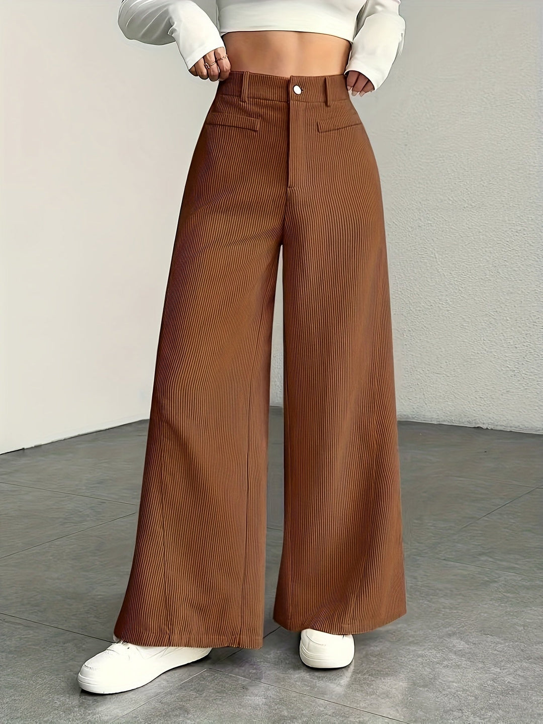 Kimberly | High-Waisted Wide-Leg Pants