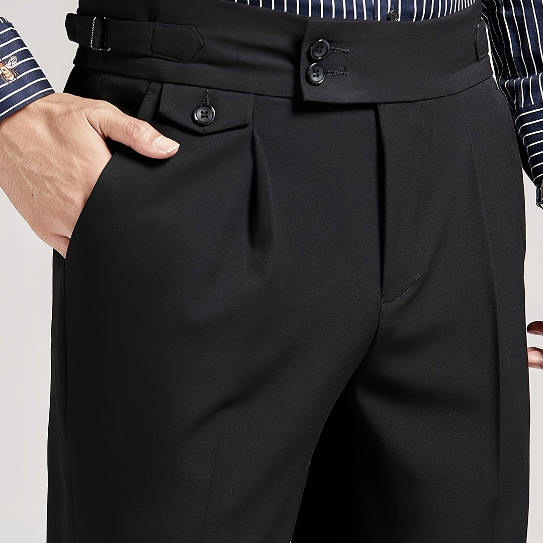 Hugo | Tailored Single-Pleat Pants