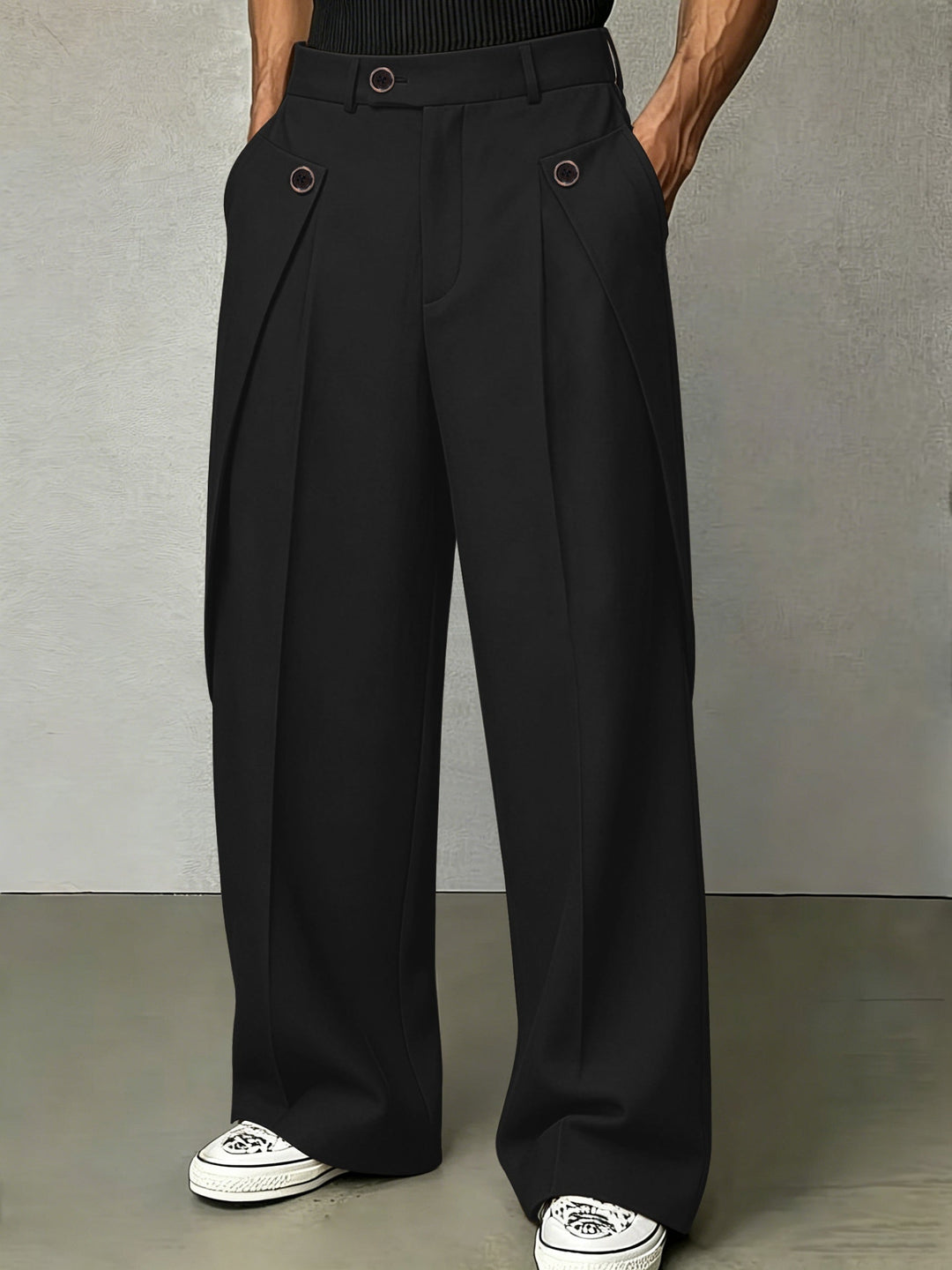 Hudson | Pleated Wide-Leg Pants