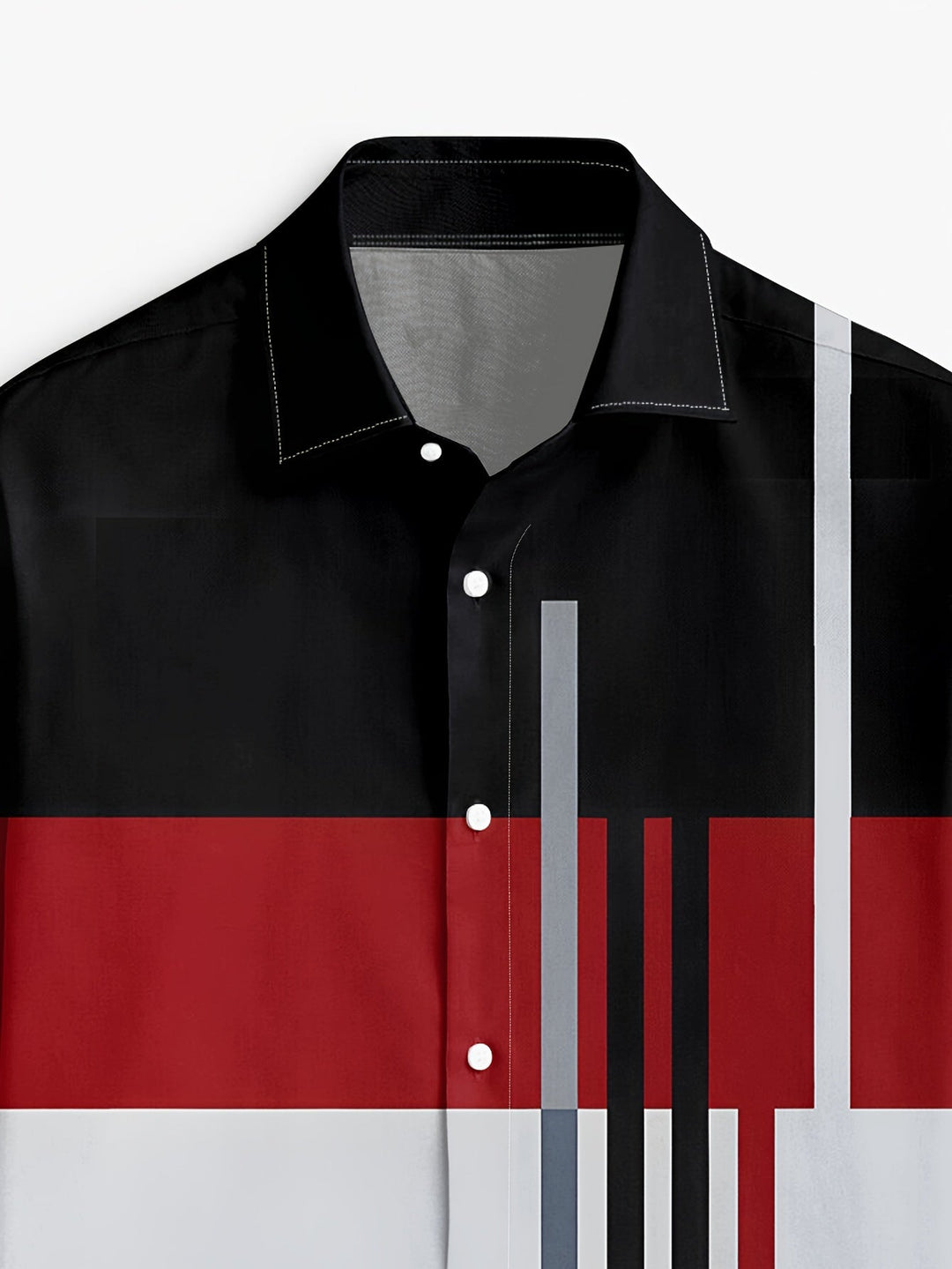 Rueben | color-Block Long-Sleeve Shirt