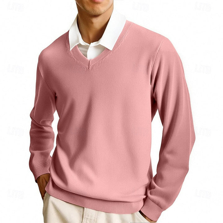 Clayton | Classic V-Neck Sweater