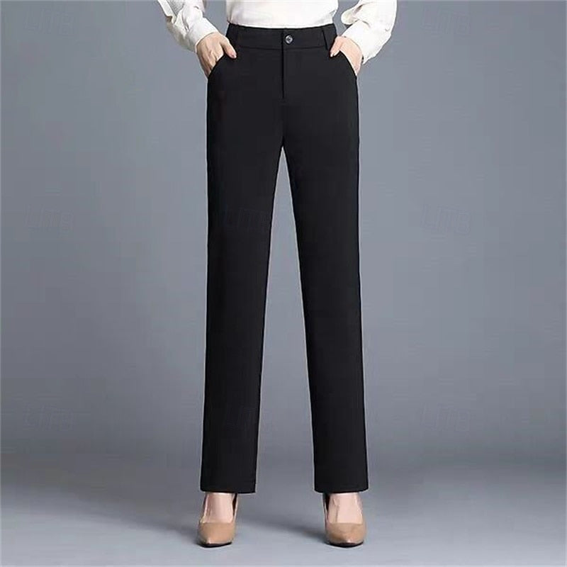 Vivian | Tailored Straight-Leg Pants