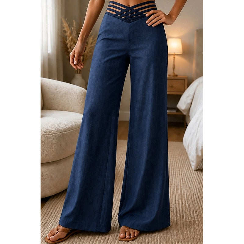 Priscilla | High-Waist Wide-Leg Pants