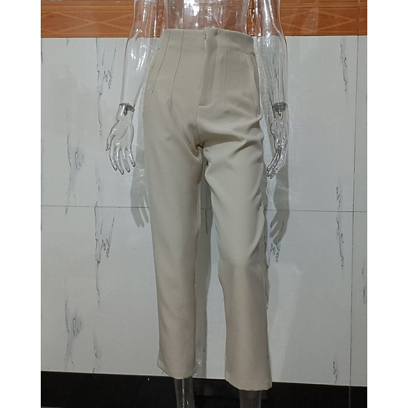 Adrienne | High-Waisted Tailored Pants