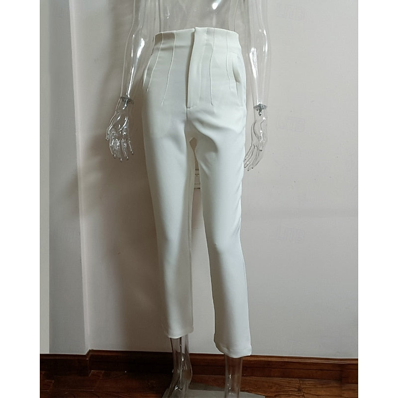 Adrienne | High-Waisted Tailored Pants
