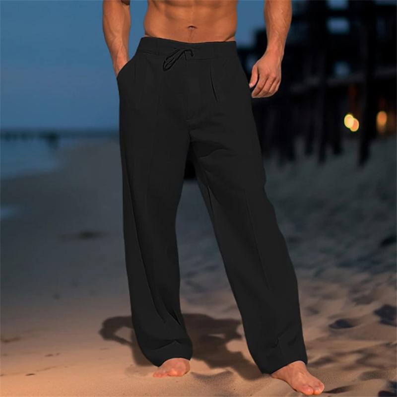 Tristan | Classic Plain Wide Pants