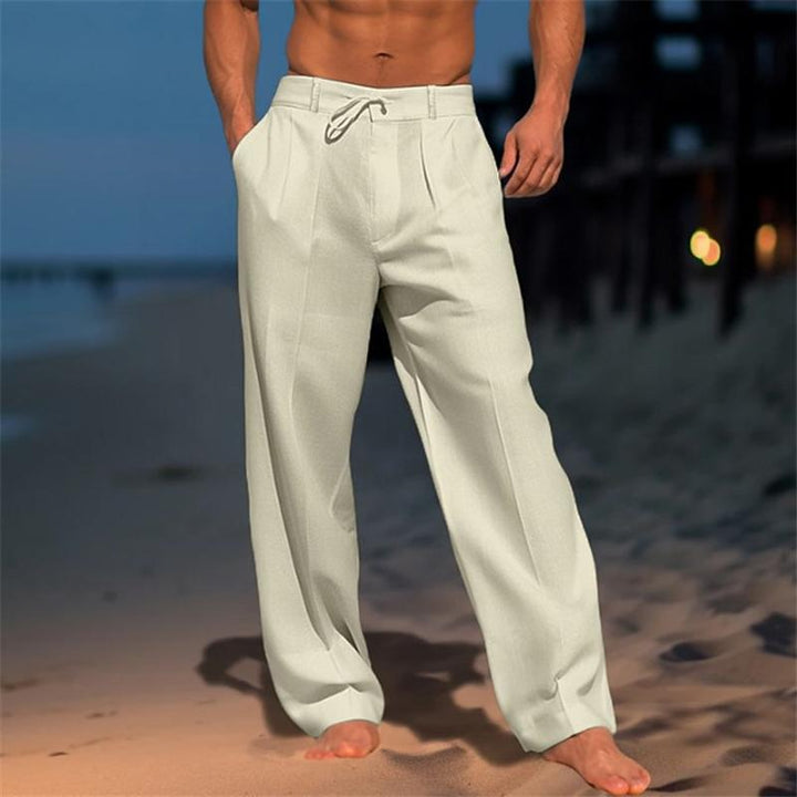 Tristan | Classic Plain Wide Pants