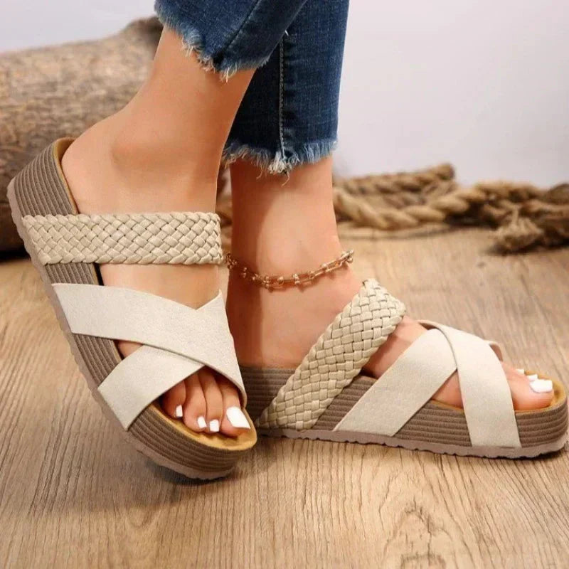 Sophia | Comfortable Orthopedic Braided Sandal