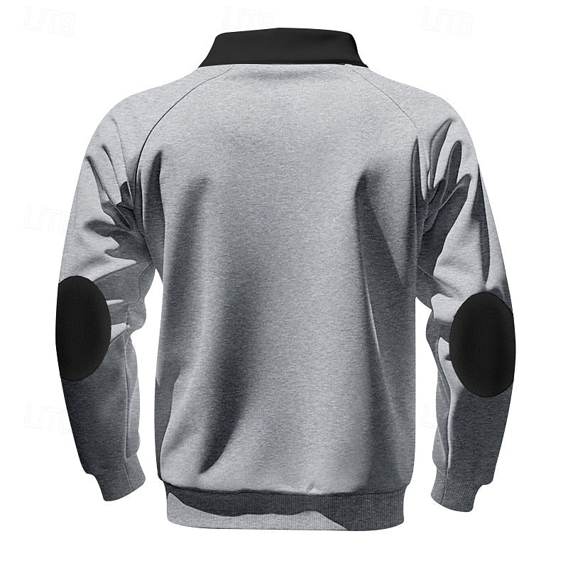 Keith | Quarter-Zip color Block Pullover