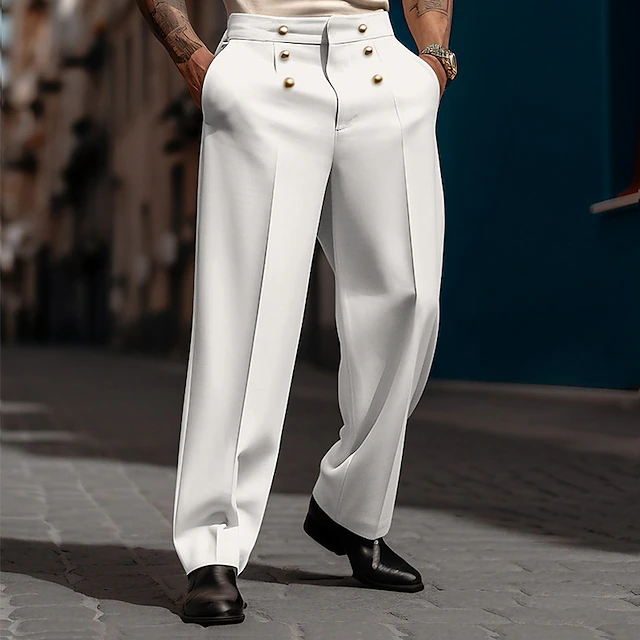 Byron | Tailored Straight-Leg Pants