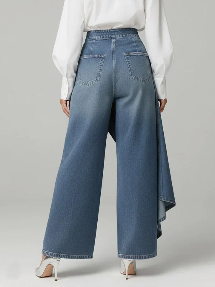 Margaret | Elegant High Waisted Wide-leg Pants