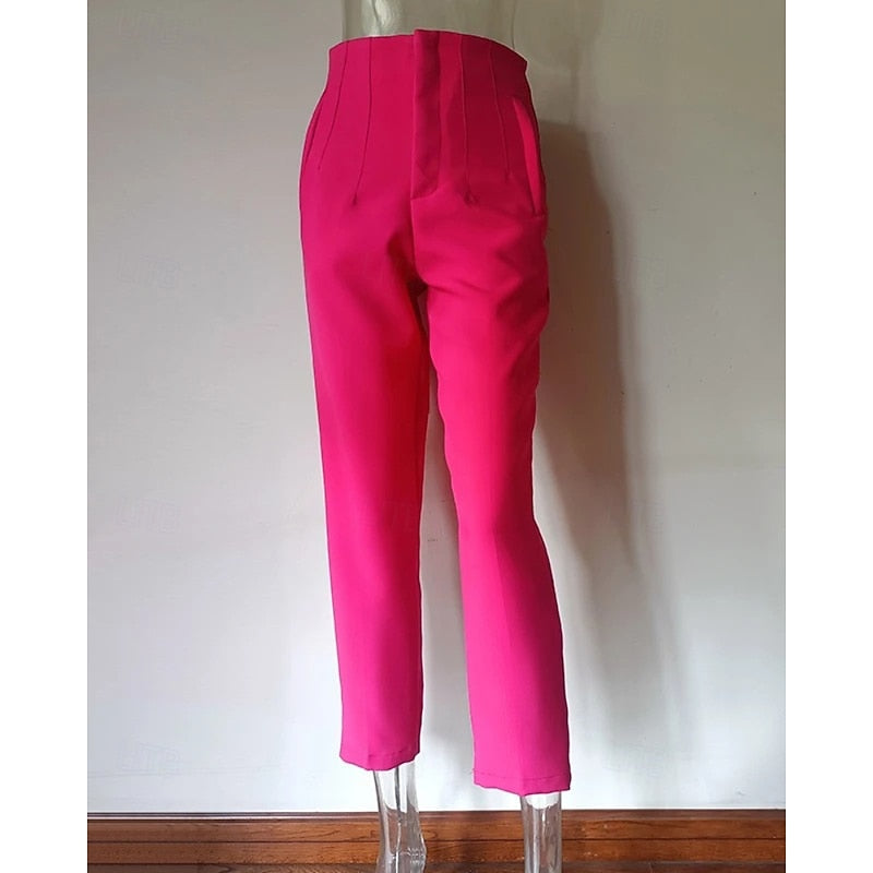 Adrienne | High-Waisted Tailored Pants