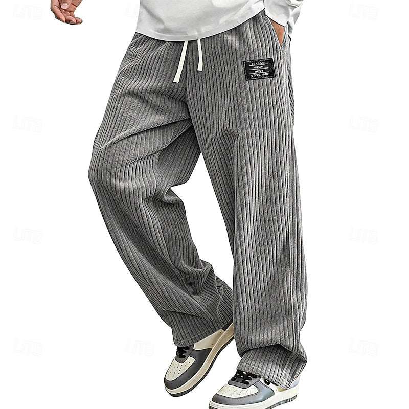 Damian | Relaxed Ribbed Comfort Pants