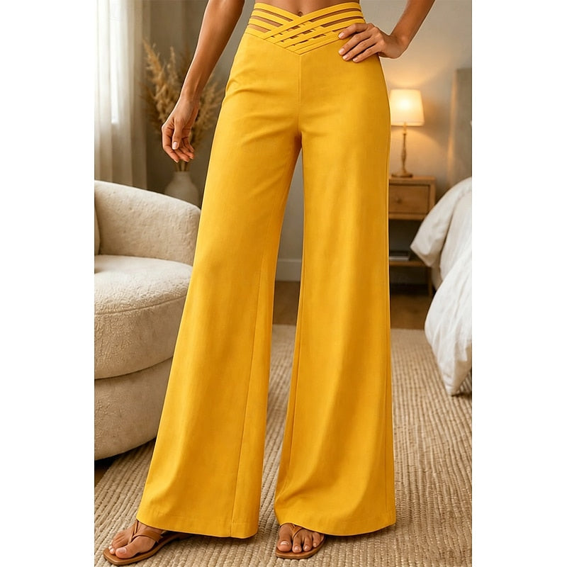 Priscilla | High-Waist Wide-Leg Pants