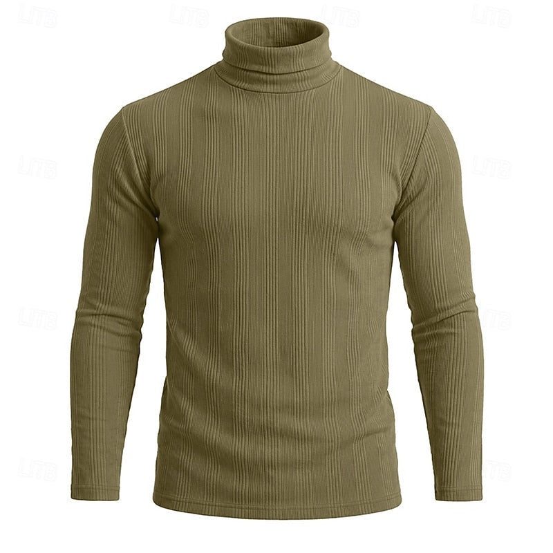 Rowan | Textured Turtleneck