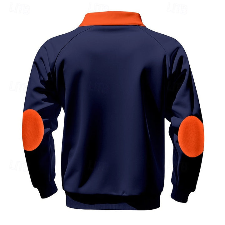 Keith | Quarter-Zip color Block Pullover